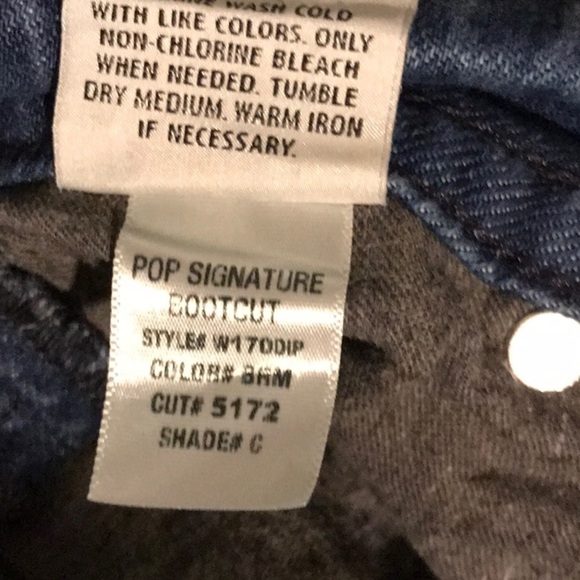 Hudson Boot Cut Blue Jeans Size 26 - Picture 13 of 14